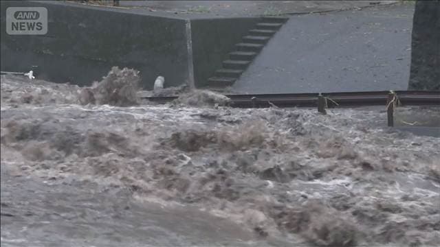 熊本・小国町 筑後川が氾濫 土砂崩れなど各地で被害