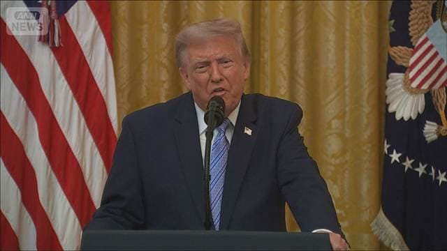 トランプ大統領 カナダに新たな50%の追加関税 「公平な競争条件を整える」