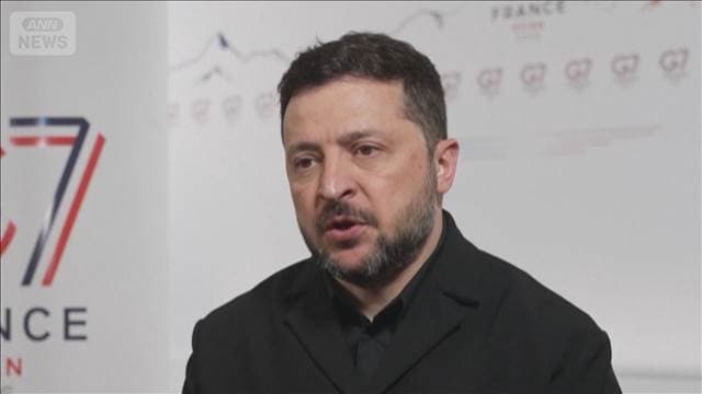 G7首脳ら ゼレンスキー氏と会談　ウクライナの平和実現のため連携へ