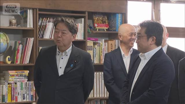 林総務大臣が北海道・千歳市のラピダス工場など視察「企業と自治体の連携大事」