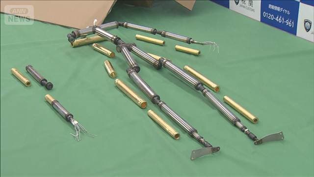 等身大の人形に金隠したか　「マネキン」で中国から発送 密輸グループ男女6人逮捕