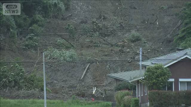 住宅に土砂が流入　1人行方不明3人搬送　山口・平生町