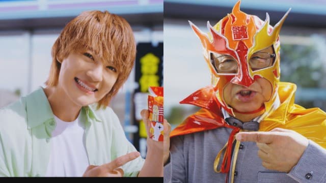 M!LK佐野勇斗「爆裂うめぇ～！！」 共演の梅沢富美男に爆笑　ローソン新TVCM