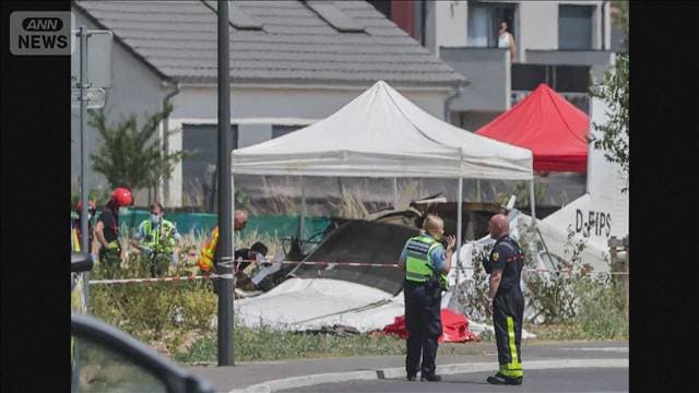 スカイダイビング用の小型機墜落 11人死亡　フランス東部　「垂直落下」との情報も