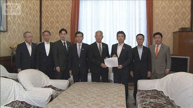 野党5党　国会正常化を議長に申し入れ