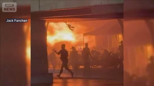 28人死亡タイ飲食店火災　店が非常口を施錠か