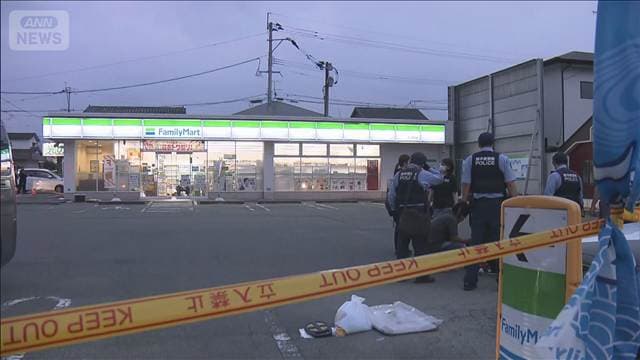 刃物男に警察官が発砲 肩や太ももを負傷　熊本