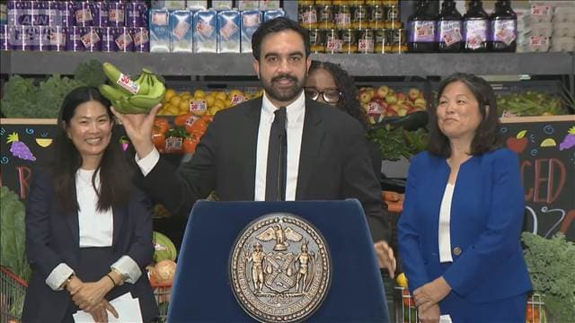 ニューヨーク市長が驚きの物価対策　市営の格安食料品店開設を発表　2027年オープンへ