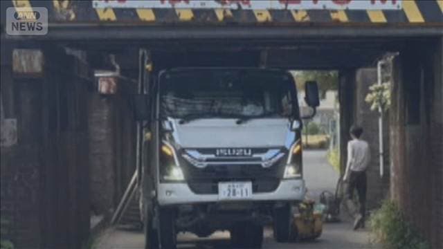 JR山陽線の橋桁にトラック接触　運転見合わせも　けが人なし