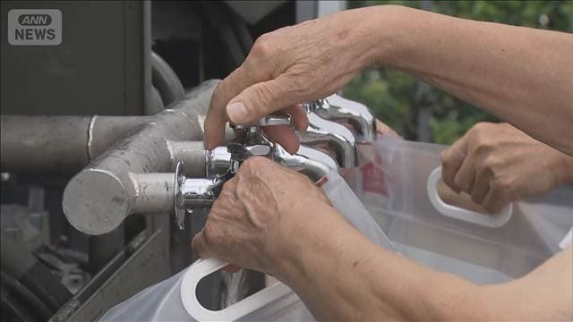 猛暑のなか断水続く氷川町　停電はきょう夕方復旧見込み「でも家が全壊で…」