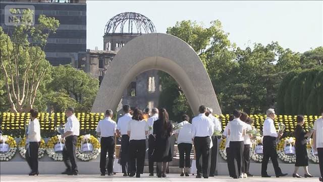 広島　81回目の「原爆の日」　松井市長“核なき世界へ”訴え