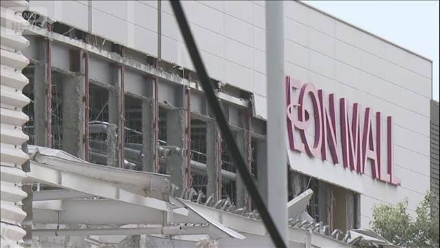 イオンモール熊本　避難後 個別に一時的な入館許可