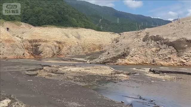 「水の王国」富山　水不足で取水制限　ダムの底見え　下流の地域では32年ぶり