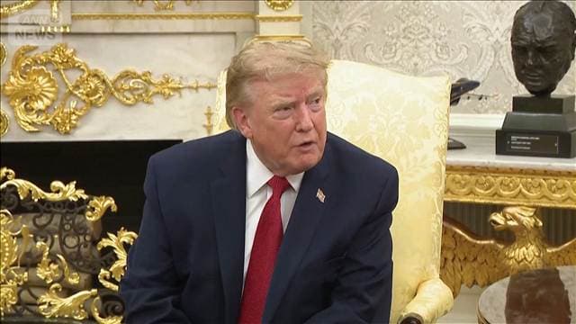 トランプ大統領「イランとの協議予定なし」　UAE　イランから弾道ミサイルを検知