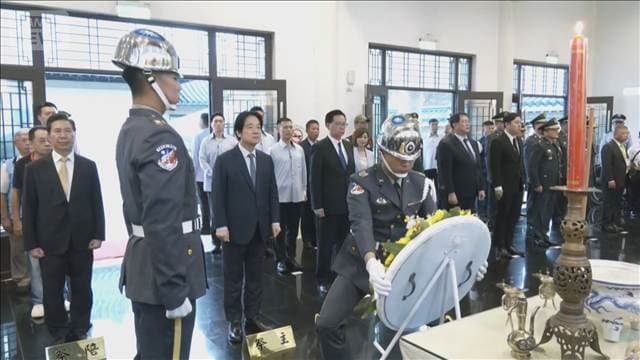 台湾総統「中国の軍事的挑発が拡大」と批判　金門島で式典「周辺国との協力を強化」