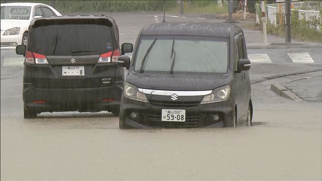 石川・富山大雨 警戒レベル5「緊急安全確保」 氷見市は市街地でも冠水