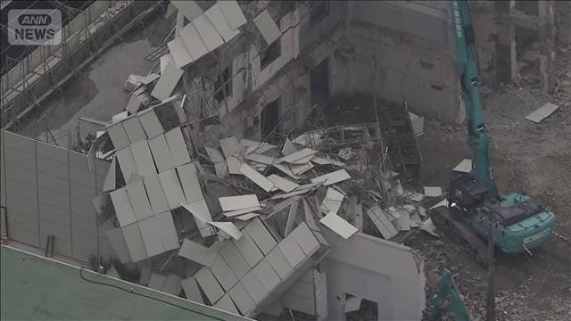 大学キャンパス 解体現場で「足場崩れた」 けが人なし　仙台市