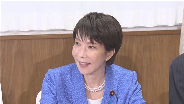 自民党 新役員人事を決定　高市総理「政策で未来切り開く」