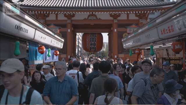 8月の訪日外国人観光客30万人減　韓国など14の国と地域からは過去最多も中国は6割減
