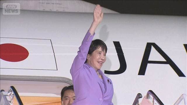 高市総理大臣 NYに到着　国連演説やトランプ大統領と会談へ