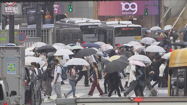 東京都心で34日連続雨　統計史上の最長記録更新