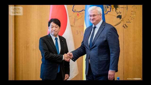 小野寺元防衛大臣がキーウでシビハ外相と会談　ロシア北朝鮮軍事協力「アジアに影響」