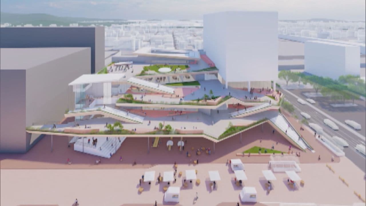 福島駅東口の再開発　市民向けに現場見学会を予定