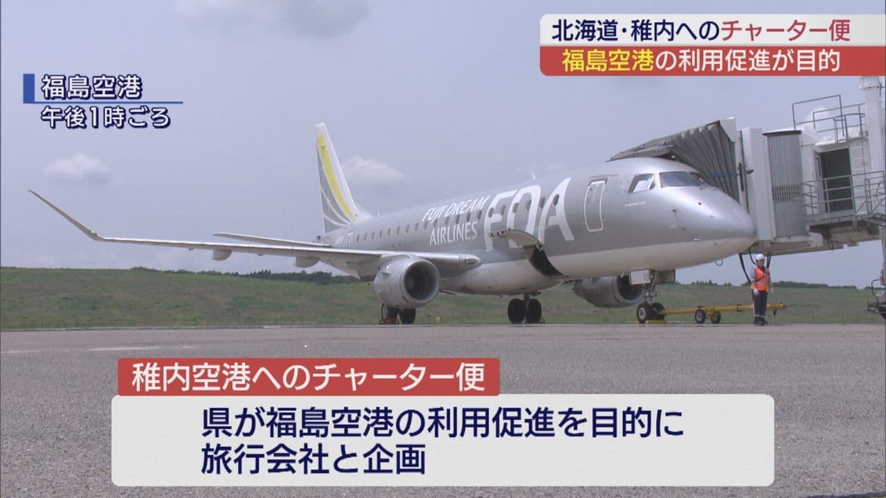 福島空港～稚内空港間のチャーター便運航開始 観光需要拡大へ