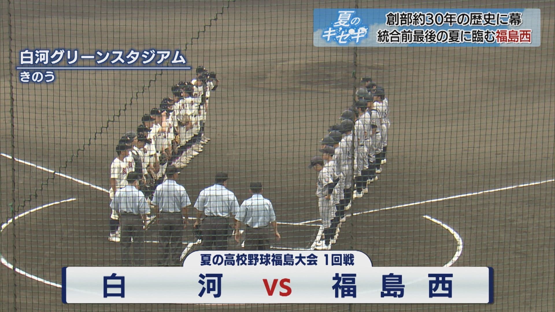 福島西高校 最後の夏―統合前の熱き戦いと初代キャプテンの想いー