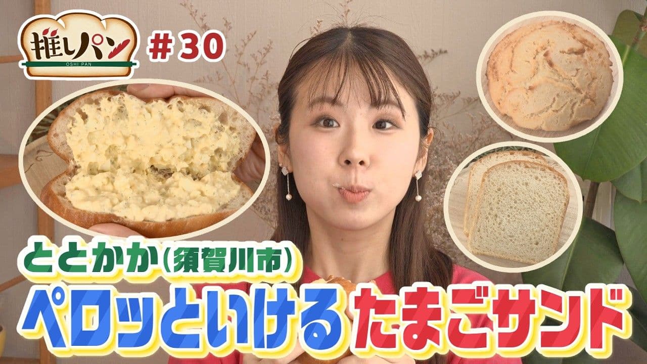  【推しパン#30】須賀川市　ペロッといけるたまごサンド♪