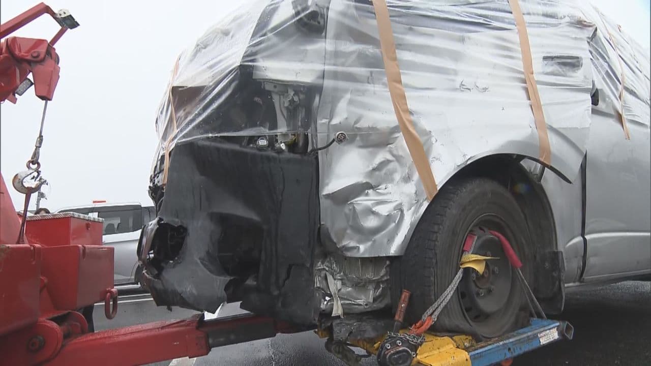 矢吹町で事故 運転手の男性が意識不明