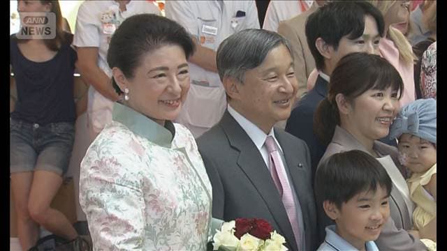 両陛下 オランダの小児がん治療施設に 国王夫妻や患者の児童らが出迎え