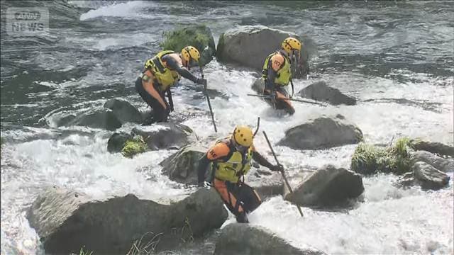 温泉施設で男児行方不明 「川に落ちたかも」捜索続く 鹿児島・霧島市