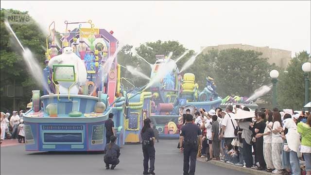 夏のディズニーリゾート 暑さ対策強化 びしょ濡れバージョンの新アトラクションも