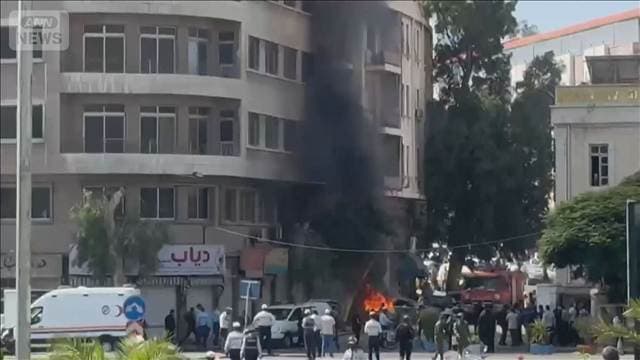 仏マクロン氏訪問中のシリアで爆発