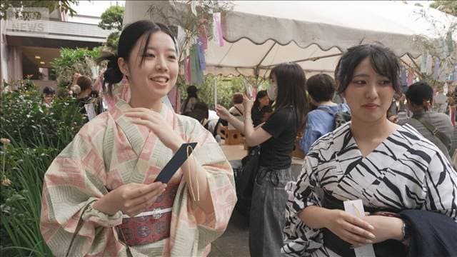 短冊に願いを込めて… “縁結び”の東京大神宮で「七夕祈願祭」