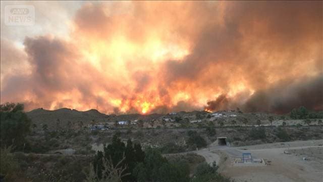 スペイン南部の山火事「史上最悪の火災」と地元紙 死者12人 23人と連絡取れず