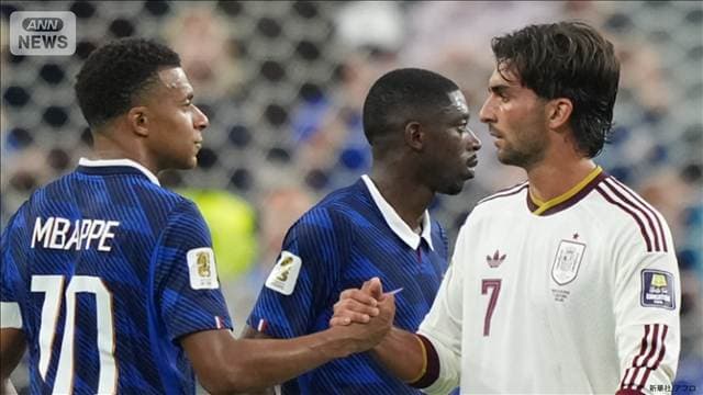 W杯 スペインがフランス破り決勝へ