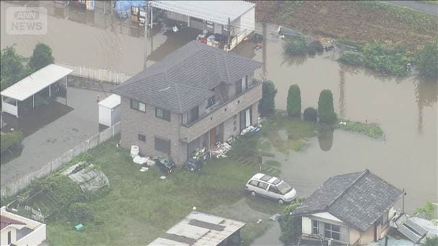 栃木・群馬で浸水や土砂崩れ 激しい雷雨でレベル5「緊急安全確保」も
