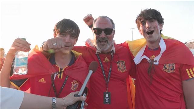 「やった!チャンピオンだ」 スペイン優勝にサポーター歓喜