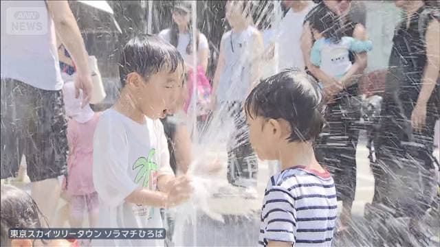 【速報】東京都心で今年初めての猛暑日に 午前11時9分に35℃に到達 熱中症に警戒