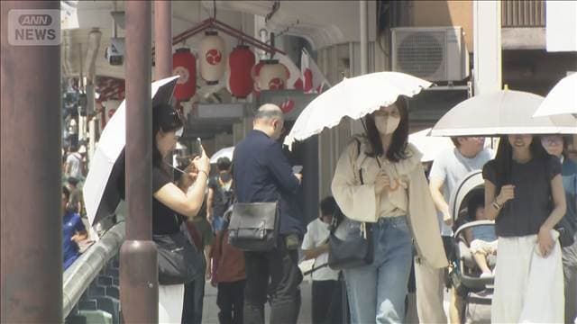 猛暑日地点数が今年最多 熱中症に厳重警戒 関東甲信と東海で梅雨明け