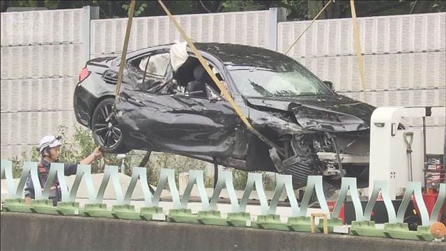 福島・東北自動車道 車2台絡む事故 1人死亡