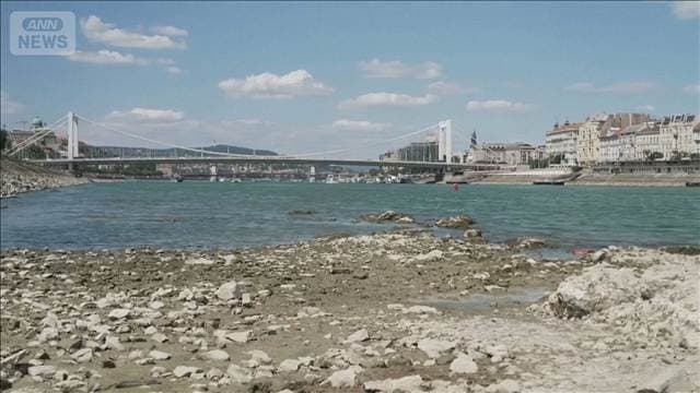 渇水でハンガリー唯一の原発停止へ ドナウ川の水位過去最低「エネルギー危機到来も」