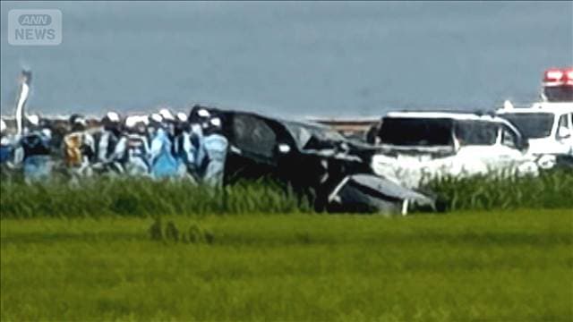 農道で車同士が衝突 高齢女性が死亡 子どもを含む7人けが 千葉・柏市