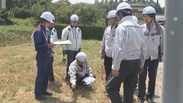 宇城市・氷川町に仮設住宅 計70戸の建設作業始まる