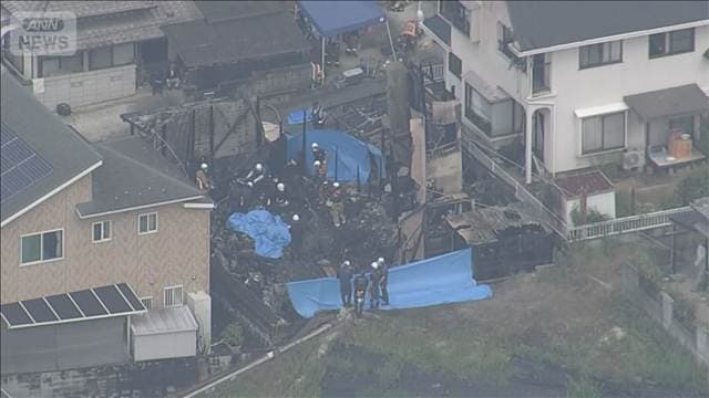 住宅火災で3人死亡 家族4人と連絡取れず 東広島市