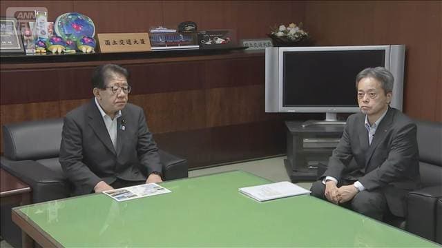 JR九州社長が金子国交大臣と面会 九州新幹線など熊本地震の被災状況を報告