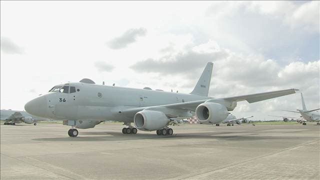 自衛隊の最新哨戒機が海賊対処で初の中東派遣 小泉防衛大臣が激励