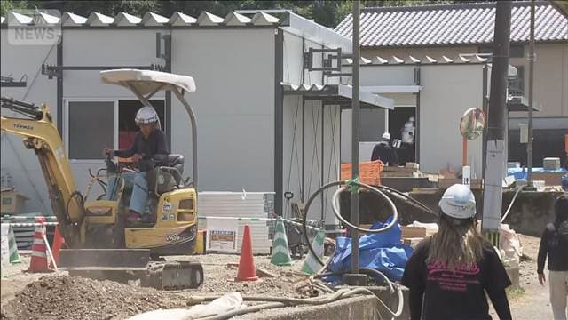 熊本地震 仮設住宅の建設が本格化 県担当者「追加建設の可能性高い」